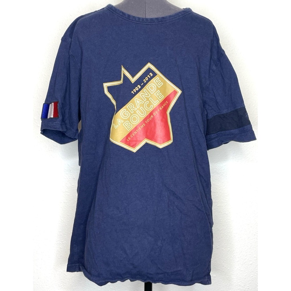 Rapha Mens T-Shirt Tour de France La Grande Boucle 100th Ed XXL Navy